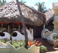 bar of the Hotel OCEAN MANOR BEACH RESORT - Cabarete - Dominican Republic